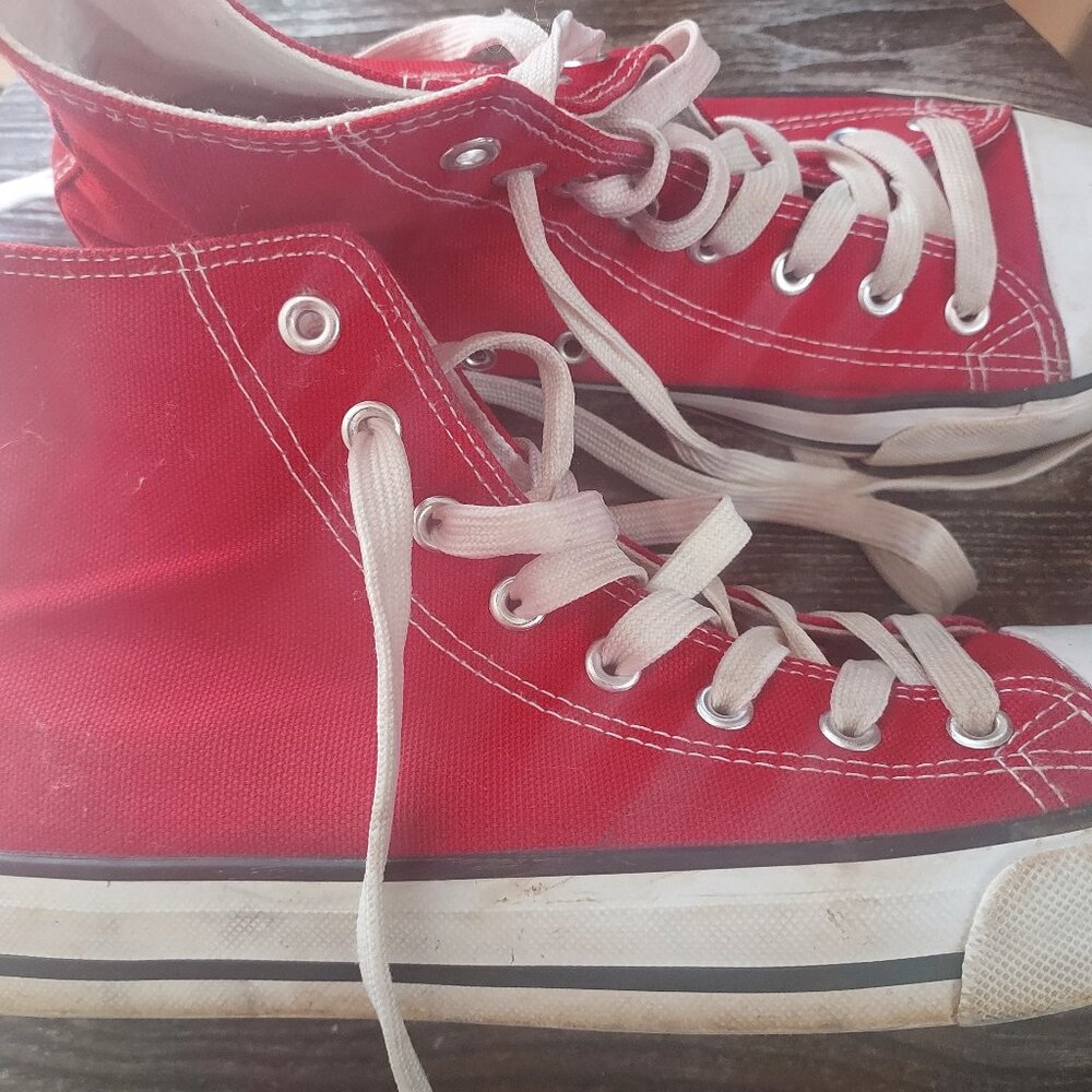 Red High Top Sneakers